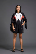 Load image into Gallery viewer, Tie-Sleeve Colour-Block Playsuit