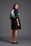 Load image into Gallery viewer, High-Neck Contrast Panel Dress