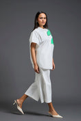 Load image into Gallery viewer, White Oversized Floral Shirt Co-ord Set
