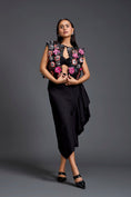 Load image into Gallery viewer, Laser-Cut Floral Cape Co-ord Set