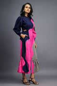 Load image into Gallery viewer, Colourblock Dress With Side Cutouts