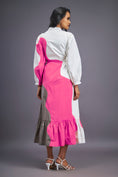 Load image into Gallery viewer, Colourblock Dress With Side Cutouts