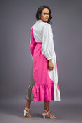 Load image into Gallery viewer, Colourblock Dress With Side Cutouts