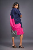 Load image into Gallery viewer, Colourblock Oversized Shirt Dress