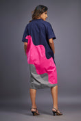 Load image into Gallery viewer, Colourblock Oversized Shirt Dress