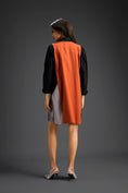 Load image into Gallery viewer, Rust & Black Tunic Dress