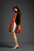 Load image into Gallery viewer, Rust & Black Tunic Dress