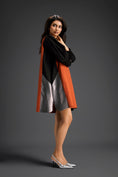 Load image into Gallery viewer, Rust & Black Tunic Dress