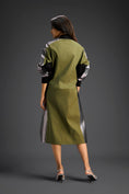Load image into Gallery viewer, Olive Balloon Sleeve Midi Dress