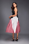 Load image into Gallery viewer, Colour Block Fit & Flare Sleeveless Midi Dress