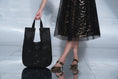 Load image into Gallery viewer, Onyx Weave Bucket Tote
