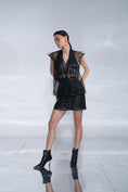 Load image into Gallery viewer, Noir Spool Heel Leather Boots