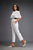 Load image into Gallery viewer, Waist Cut Out Jumpsuit Comes With Metallic Belt