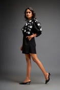 Load image into Gallery viewer, Playsuit With Applique Work On The Shoulder