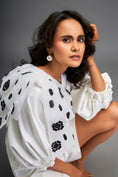 Load image into Gallery viewer, Playsuit With Applique Work On The Shoulder