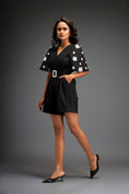 Load image into Gallery viewer, Playsuit With Detailing On The Sleeves Comes With Belt