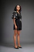 Load image into Gallery viewer, Playsuit With Detailing On The Sleeves Comes With Belt