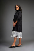 Load image into Gallery viewer, Midi Dress With Detailing On The Hem Comes With Belt