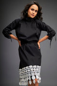 Load image into Gallery viewer, Midi Dress With Detailing On The Hem Comes With Belt
