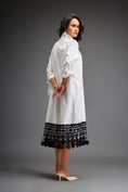 Load image into Gallery viewer, Midi Dress With Detailing On The Hem Comes With Belt