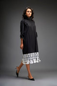 Load image into Gallery viewer, Midi Dress With Detailing On The Hem Comes With Belt