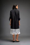 Load image into Gallery viewer, Midi Dress With Detailing On The Hem Comes With Belt