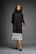 Load image into Gallery viewer, Midi Dress With Detailing On The Hem Comes With Belt