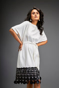 Load image into Gallery viewer, Short Dress With Detailing On The Hem
