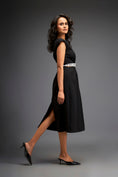 Load image into Gallery viewer, Waist Cut Out Dress Comes With Belt