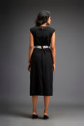 Load image into Gallery viewer, Waist Cut Out Dress Comes With Belt