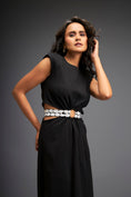Load image into Gallery viewer, Waist Cut Out Dress Comes With Belt