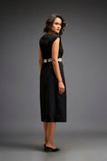 Load image into Gallery viewer, Waist Cut Out Dress Comes With Belt
