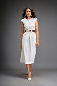 Load image into Gallery viewer, Waist Cut Out Dress Comes With Belt