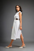 Load image into Gallery viewer, Waist Cut Out Dress Comes With Belt