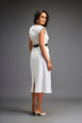 Load image into Gallery viewer, Waist Cut Out Dress Comes With Belt