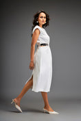 Load image into Gallery viewer, Waist Cut Out Dress Comes With Belt