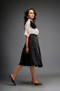 Load image into Gallery viewer, Organza Sheer Blouse With 3D Skirt
