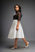 Load image into Gallery viewer, Organza Sheer Blouse With 3D Skirt
