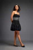 Load image into Gallery viewer, Tube Dress With Corset Detailing Belt