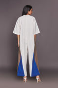 Load image into Gallery viewer, White Blue Relaxed Fit Jumpsuit