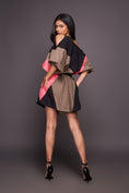Load image into Gallery viewer, Colourblock Off-Shoulder Top With Shorts