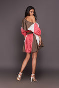 Load image into Gallery viewer, White Pink Off Shoulder Top With Shorts