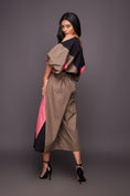 Load image into Gallery viewer, Black Pink Off Shoulder Top With Flared Pants