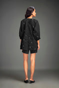 Load image into Gallery viewer, Metallic Embellished Co-ord Set with Balloon Sleeves
