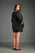 Load image into Gallery viewer, Metallic Embellished Co-ord Set with Balloon Sleeves