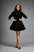 Load image into Gallery viewer, Floral-Cut Bubble Dress with Voluminous Bottom