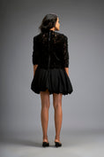 Load image into Gallery viewer, Floral-Cut Bubble Dress with Voluminous Bottom