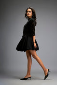 Load image into Gallery viewer, Floral-Cut Bubble Dress with Voluminous Bottom