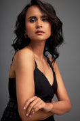 Load image into Gallery viewer, Black Mini Dress with Flared Tulle Skirt