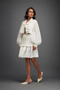 Load image into Gallery viewer, Structured Jacket and Skirt Co-Ord with 3D Embellishments